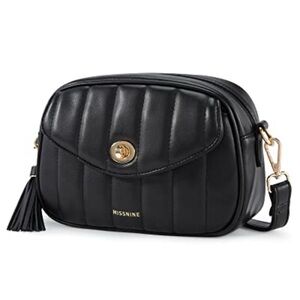 Missnine Black Crossbody Bag